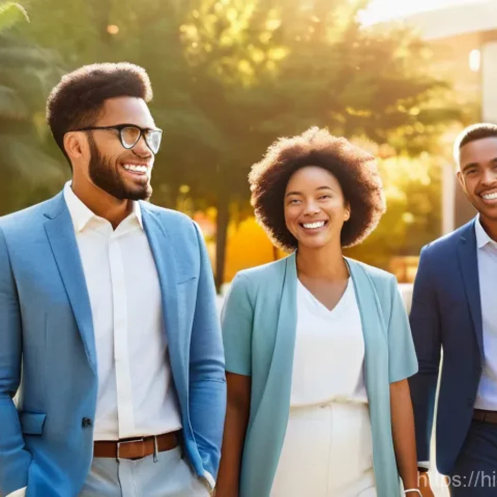 증권투자상담사 성공적인 상담 사례 - **Prompt:** A diverse group of individuals (a young couple, a single professional, and a middle-aged...