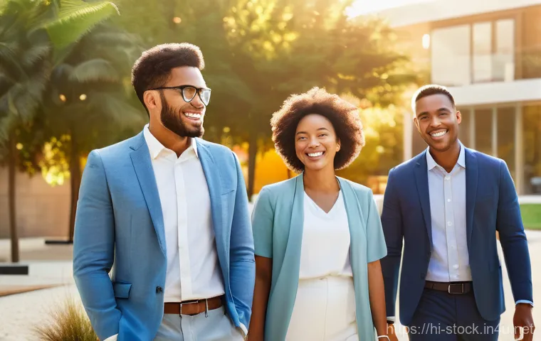 증권투자상담사 성공적인 상담 사례 - **Prompt:** A diverse group of individuals (a young couple, a single professional, and a middle-aged...